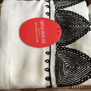 Opalhouse Jungalow Set of 2 Diamond Border Panels. 63”H x 54” W .